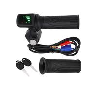 1 Juego de Puños LED 48V Impermeables con Llaves para Bici Eléctrica/Scooter/Triciclo/Otros Vehículos Eléctricos (150cm)