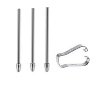 1 Juego de Punta de lápiz óptico para Samsung Galaxy S25 Ultra S24 Ultra S23 Ultra Note10 Note 20 Tab S9 Tab S8 Tab S7 S7FE Tab S6 Tab S6 Lite Touch S Punta de lápiz con Pinzas de extracción (3 Nib)