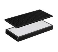 1 Juego De Repuesto De Hoja De Filtro Desodorizante True H13 HEPA Y Carbón Activado, Compatible Con Rowenta, PU4010 PU4010F0 PU4020F0 PU4080F0 Purificador De Aire