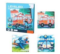 1 Juego De Rompecabezas De Coche Magnético Para Niños, Rompecabezas De Transporte, Juguetes Para Niños, Regalos De Rompecabezas Para Niños