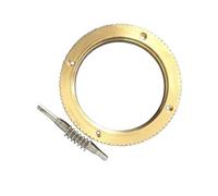 1 juego de rueda helicoidal 72 mm diámetro exteri0r, 0,8 m, 90 dientes, relación velocidad 1:90, varillas engranaje for bricolaje