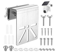 1 Juego de Soporte Camara Vigilancia Exterior para Eufy, Soporte de Canaleta para Eufy Solocam S340, Soportes de acero inoxidable compatible con domo IP PTZ cámaras de seguridad