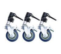 1 juego de soporte de luz para fotografía con rueda giratoria de 360 grados para un movimiento eficiente