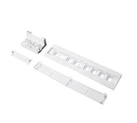 1 Juego De Soporte De Montaje De Plástico Integrado For Puerta De Refrigerador, Kit De Fijación Deslizante For Riel De Estante De Puerta De Refrigerador Y Congelador.