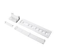 1 Juego De Soporte De Montaje De Plástico Integrado For Puerta De Refrigerador, Kit De Fijación Deslizante For Riel De Estante De Puerta De Refrigerador Y Congelador.
