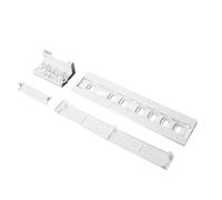 1 Juego De Soporte De Montaje De Plástico Integrado For Puerta De Refrigerador, Kit De Fijación Deslizante For Riel De Estante De Puerta De Refrigerador Y Congelador.