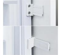 1 Juego De Soporte De Montaje De Plástico Integrado For Puerta De Refrigerador, Kit De Fijación Deslizante For Riel De Estante De Puerta De Refrigerador Y Congelador.