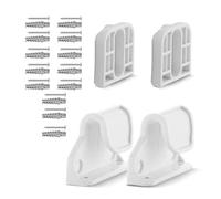 1 juego de soportes de montaje en pared para valla infantil, gancho y tornillos compatibles con varios modelos, pieza de puerta de bebé