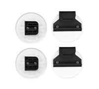 1 juego de soportes de montaje en pared para valla infantil, gancho y tornillos compatibles con varios modelos