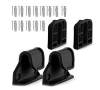 1 juego de soportes de montaje en pared para valla infantil, gancho y tornillos compatibles con varios modelos, pieza de puerta de bebé