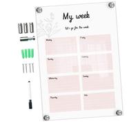 1 juego de tablero de notas colgante con mensaje borrable para decoración del hogar, la oficina y la