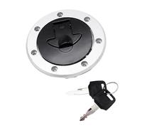 1 juego de tapa de tanque combustible de gasolina para motocicleta para Kawasaki para Ninja 250 500 ZX7R ZX6R ZX9R ZXR250 ZXR400 y ZXR750 con llave Combustible Para Motocicleta