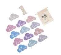 1 juego de tarjetas de punto de referencia para bebé, 14 unidades, acrílico, bonito acento para recién nacidos, crecimiento mensual y fotografía, accesorios unisex para bebés