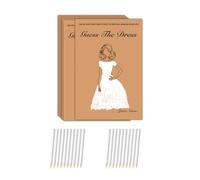 1 juego de tarjetas y lápices para invitados de despedida de soltera, suministros de boda