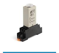 1 Juego de temporizador retardo relé tiempo AC220V H3Y-2 5/10/30/60 minutos/segundos con enchufe Base 8 pines botón giratorio voltaje(0-10M)