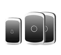 1 juego de timbres inalámbricos a pilas con 36 melodías con 4 niveles de volumen para casa familiar