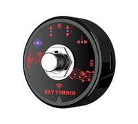 1 juego de tocadiscos inalámbrico Bluetooth para guitarra, piano, partituras, pantalla, mando a distancia, color negro