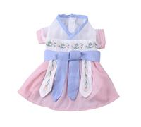 1 Juego de Trajes de Cosplay Hanfu para Mascotas, Faldas para Disfraces de Mascotas, Disfraz de Juego de rol, Ropa Ajustable para Perros y niñas, Ropa para Cachorros (A XL)