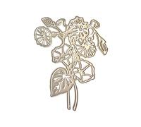 1 Juego de troqueles de corte de Metal Morning Glory, sellos, plantilla para manualidades, plantillas de molde para decoración de álbumes de recortes, troqueles de corte de metal