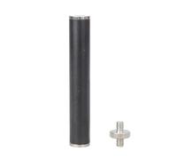 1 juego de varilla de extensión de tubo de metal de rosca de 1/4-20 de doble extremo para trípode, accesorios de cámara, luz de camping con adaptador de tornillo macho