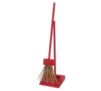 1 Juego Escoba Recogedor Miniatura Casa de Muñecas Accesorios Realistas de Limpieza Estimula Imaginación Creatividad Duradero Resistente