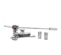 1 Juego for guitarra eléctrica estilo Tune-O-Matic, puente, barra de parada, pieza trasera, trémolo, Compatible con guitarras LP SG, negro/dorado/cromado(Chrome)