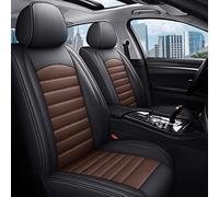 1 Juego Funda Asiento Coche Cuero Pu 5 Asientos Para Ford Para Fiesta Para Fusion Para Mondeo Para Tauro Para Mustang Para Territorio Para Kuga Para S-max Protectoras Asiento(Black Coffee 5 Seat,B)