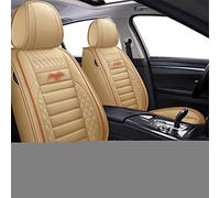 1 Juego Fundas Asiento Coche Protector Cuero Para Mitsubishi Para Pajero 4 2 Para Deporte Para Outlander Xl Asx Para Montero Para Lancer 9 10 Para Carisma Protectoras Asiento(Beige)