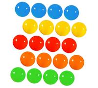 1 Juego Juguetes De Bola De Lotería Accesorio Largo Color Vistoso Bolas De Bingo De Plástico Juego De Bolas para Fiesta Rifa De Bolas De Dibujo El Plastico 20 Piezas