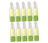 1 Juego Labial Portátiles De Recipientes De Crema Labial Reutilizables Y Ligeros Para Diy Y Colores 10 Piezas