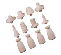 1 Juego Muñeca De Madera Arte Muñecas Gorras Jugar PE Gente para Bebé Juguete Figura Corporal para La Artesanía Gente De Clavijas Inacabadas Juguete De Niña Juego De Títeres Madera
