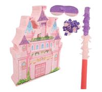 1 Juego Piñata Castillo para Cumpleaños Decoración de Fiesta Interactivo de Dulces Incluye Palos y Picado para Niñas y Temáticas de Fiesta