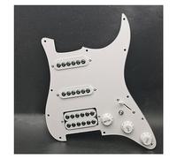 1 Juego SSH-Coil Splitting Guitarra Eléctrica Pickguard Cargado Con On/On Coil Spliting Loaded Precableado Scratchplate (Color : White)