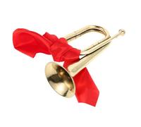 1 Juego Trompeta Instrumento De Trompeta Para Principiantes Instrumento De Viento Para Principiantes Trompeta De Corneta De Estudiante Cuerno De Trompeta Dorado Latón