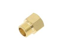 1 junta de latón F/M 1/8 "1/4" 3/8 "1/2 BSP M10x1 rosca macho a hembra conectores de tubería de latón adaptador de acoplador de cobre accesorio roscado(M8x1 Female)