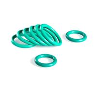 1 junta tórica métrica verde, 310 mm x 290 mm x 10 mm, caucho fluorado, juntas tóricas estándar