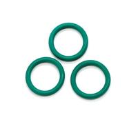 1 junta verde para grifos y tuberías, diámetro del alambre 3,5 mm, juntas tóricas FKM resistentes al calor del aceite.,Verde,490x483x3,5 mm