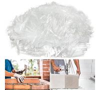 1 Kg Fibras de Polipropileno, Polifibras para Concreto, Mortero, Yeso, Mortero de Cemento, Fibras de Polipropileno Refuerzo y Resistencia, Previene Formación de Grietas, Reduce Contracción