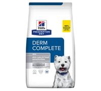 Hills Prescription Diet Derm Complete Mini Pienso para Perros con Problemas de Pelo y Piel - Saco de 1 Kg