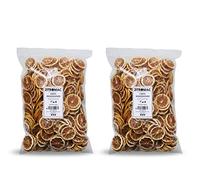 1 KG Limón amarillo deshidratado para cóctel.Fruta deshidratada sin azúcar para coctel /decoración / repostería / navidad / bebidas. Rodaja de limón 100% natural sin aditivos. 2 Bolsas 500 gr