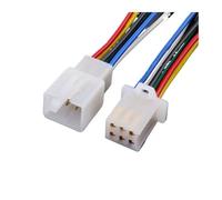 1 Kit 6 Pin Way Electrical Wire Connector Set auto connectors with Cable/Total Length 21CM