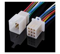 1 Kit 9 Pin Way Electrical Wire Connector Set Auto Connectors With Cable/total Length 21CM