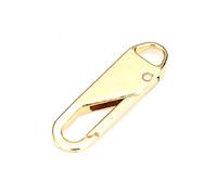 1 kit de reparación de repuesto para tirador de cremallera, fijador de lengüeta, cremalleras de metal para Head King Box Spring de perfil bajo, Gold, One Size