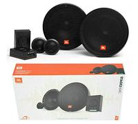 1 Kit JBL STAGE2 604C Sistema de 2 vías 6.5" 165 mm 16.50 cm 45 vatios rms 270 vatios máx con woofer Tweeter Crossover 4 ohmios Negro, el par