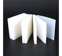 1 Lámina De Caucho De Silicona Cuadrada Blanca, 100 X 100 Mm, 2/3/4/5/6/8/10/15 Mm De Espesor, Almohadilla Amortiguadora De Golpes(100 x 100 x 10mm)