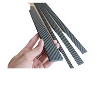 1 lámina de fibra carbono 3K 0,2 a 6 mm espesor, placa alta resistencia, tira plana Para Aviones/Modelos De Coche, Bricolaje(5.0x20x490mm)