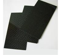 1 lámina de fibra de carbono 3K de alta dureza de 100 mm x 250 mm, tablero de panel de carbono 100 % puro, 0,5 mm a 5 mm de grosor, material de modelo de fibra de carbono (1 mm liso mate)