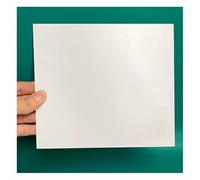 1 Lámina De Hierro Blanco, Placa Galvanizada A Prueba De Óxido Con Succión Magnética For Bricolaje, Tabla De Hierro Pequeña Blanca Mate De 0,6 Mm De Grosor.(300x300x0.6mm)