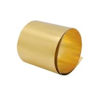 1 lámina de latón - 0,01-0,3 mm de espesor, 10-200 mm de ancho, lámina de latón flexible for proyectos creativos(0.2x20x1000mm)