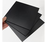 1 láminas de baquelita 300x300mm, grosor 2-30mm, panel laminado de resina fenólica de alta resistencia, placa aislante eléctrica para manualidades, mecanizado CNC y prototipos(Black,300x300x12mm)
